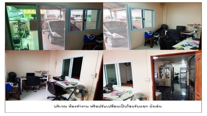 ทาวเฮาส์ 3 ห้องนอน 2 ห้องน้ำ 1 ห้องครัว – เข้าทางหมู่บ้านบัวทองเคหะ เรือนไทย กานต์มณี อู่รถเมล์ ต้นสาย 134 /ปอ. สาย 134 ,516- หลังคาจอดรถ ต่อเติมห้องครัว มีห้องทำงานหรือห้องรับรองแขก- แถม เครื่องปรับอากาศ 1 เครื่อง , จานดาวเทียมพร้อมจุดกระจายสัญญาณ,   ตู้วางทีวีพร้อมที่เก็บของ