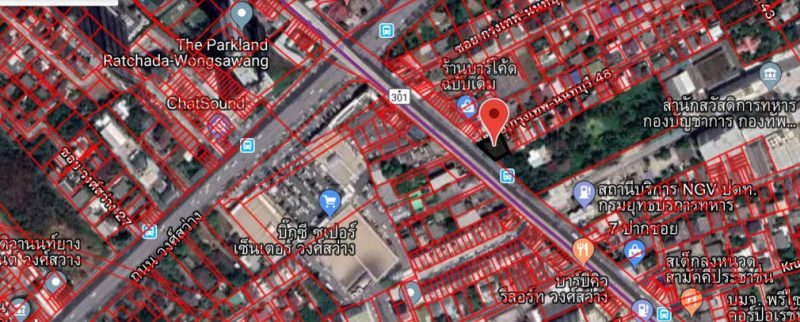 ขายที่ดิน 116 วา (ถมแล้ว)ติดถนนกรุงเทพ-นนทบุรีและติดซอย 48 ใกล้สถานีรถไฟฟฟ้า สายสีม่วง สถานี MRT วงศ์สว่างวงสว่าง ตรงข้ามบิ๊กซี วงค์สว่าง แขวง วงศ์สว่าง เขตบางซื่อ กรุงเทพมหานคร
