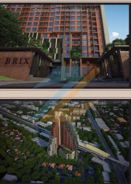 ขายดาวน์ คอนโดหรู BRIX Condominium 30 ตร.ม. ชั้น 27 (วิวแม่น้ำ) ติดสถานีสิรินทร