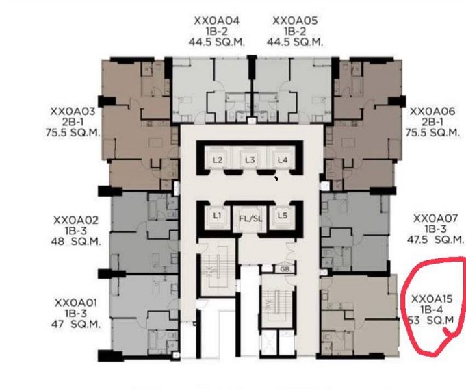 For rent  Esse Asoke 53 Sqm corner unit 46th floor only  40,000 Bath