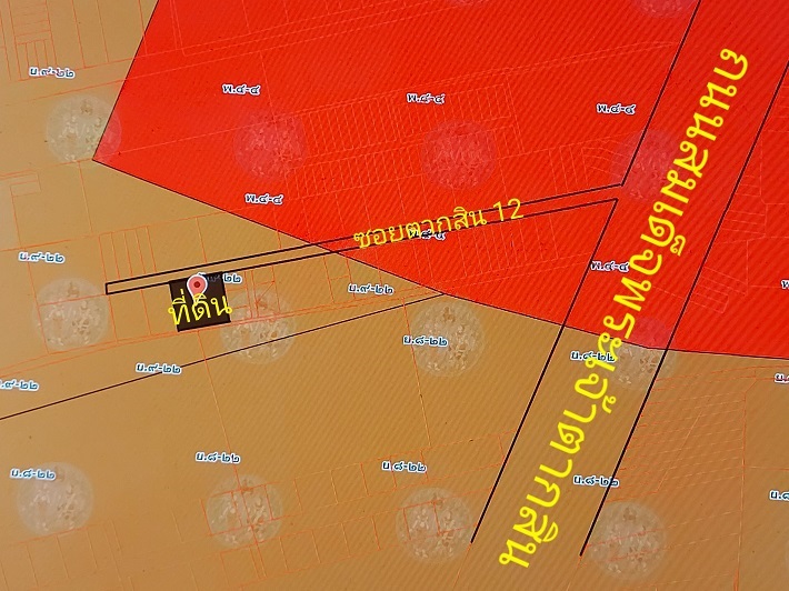 ขายที่ดินแปลงสวย สี่เหลี่ยมจตุรัส 102 วา ใกล้BTS วงเวียนใหญ่,BTSโพธิ์นิมิตร 700 เมตร กว้าง 20.5 X 20 เมตร พื้นที่สีน้ำตาลเข้ม ย.๙-22 ถนนสมเด็จพระเจ้าตากสิน ซอย12 แขวง บุคคโล เขตธนบุรี กรุงเทพมหานคร