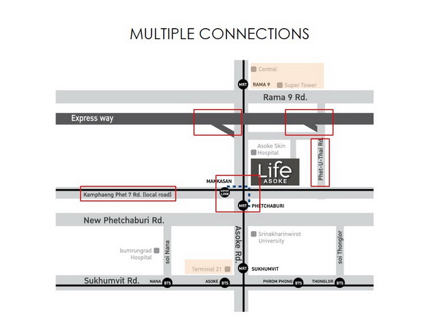 ขาย  LIFE Asoke – Rama 9 แบบ 1  ห้องนอน  1 ห้องน้ำ  ขนาด 30 ตร.ม ราคาดีที่สุด