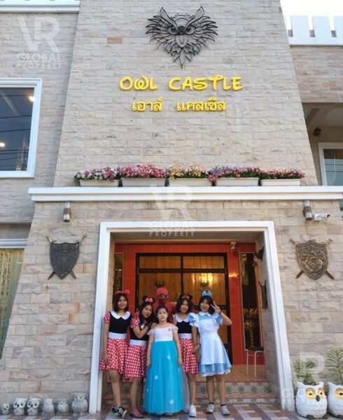 ขายร้านอาหารหรู Owl castle ขอนแก่น 108 ตร.ว. ร้านอาหารตกแต่งคล้ายปราสาทในเทพนิยาย