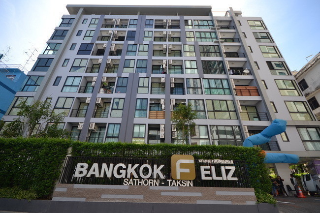 ให้เช่า  คอนโด Bangkok Feliz Sathorn – Taksin แบบ 2 ห้องนอน  1 ห้องน้ำ  58 ตร.ม ราคาถูก