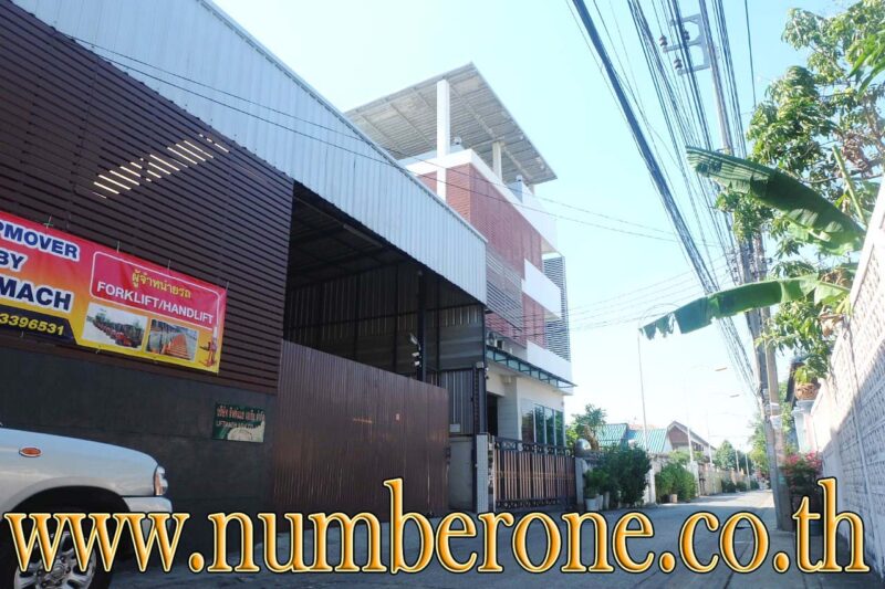 ขายถูกอาคารสำนักงานพร้อมโกดัง อยู่ในซอยบางศรีเมือง 3 นนทบุรี