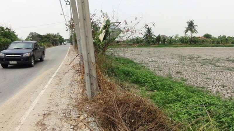 ขายที่ดิน ติดถนนเลียบคลองพระองค์เจ้าไชยยานุชิต 5 ไร่ บางบ่อ สมุทรปราการ