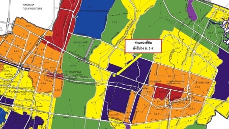 ขาย  ที่ดิน บางนา กม.19 ผังสีม่วง ราคาถูก ที่ดิน 9ไร่ 40ตรว  เดินทางสะดวก ใกล้สนามบินสุวรรณภูมิ