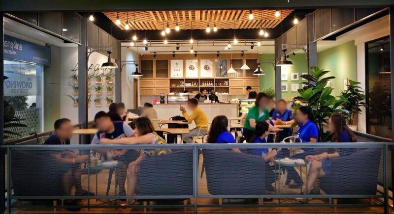 เซ้ง‼️ ร้านกาแฟ ใกล้ธนาคารกรุงไทย @อิมพีเรียลสำโรง ชั้น 2