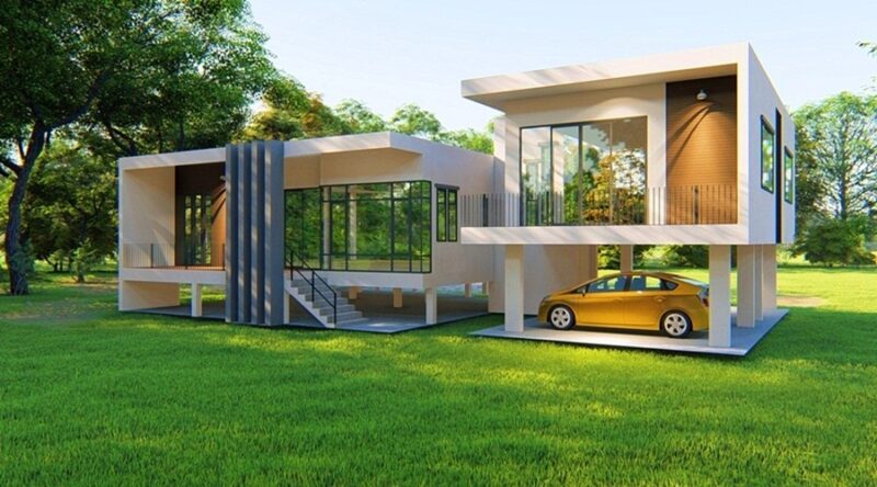 รับสร้างบ้านในแบบของคุณ บ้านใหม่/ปรับปรุงต่อเติม/บ้านน็อคดาวน์ ดูหน้างานพร้อมออกแบบฟรี