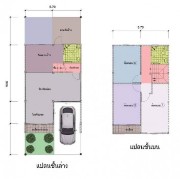 ขาย ทาวน์โฮม มณฑาทิพย์ 5 140 ตรม. 22 ตร.วา ในตัวเมืองราคา 1850000 บาท