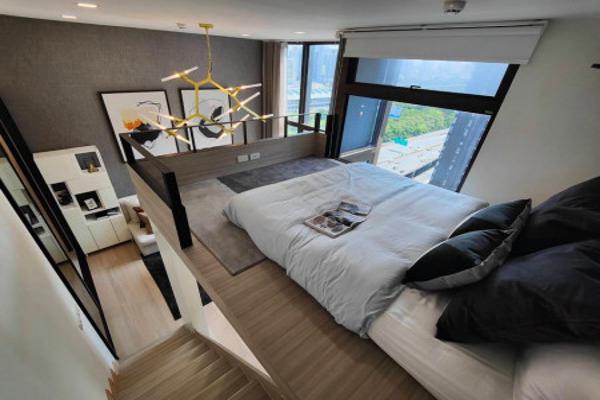 ให้เช่า คอนโด THE LOFTS อโศก 39 ตรม. Duplex 1 นอน 1 น้ำ 24000 บาทต่อเดือน