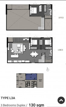 A64-023 ขายคอนโด เดอะ ลอฟท์ อโศก (The Lofts Asoke) ตึก A ชั้น 41 ขนาด 129.92 ตร.ม. 3 ห้องนอน 2 ห้องน้ำ คอนโดหรูกลางกรุง