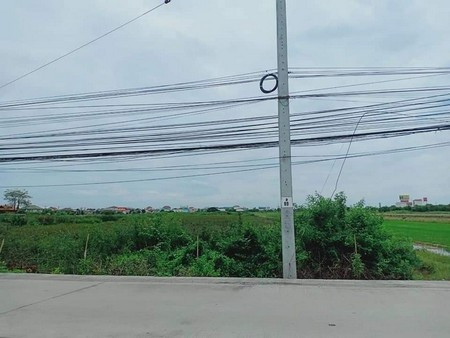 ขาย ที่ดิน บางบัวทอง นนทบุรี  80 ไร่ ติดถนนโยธาธิการ นนทบุรี 2029