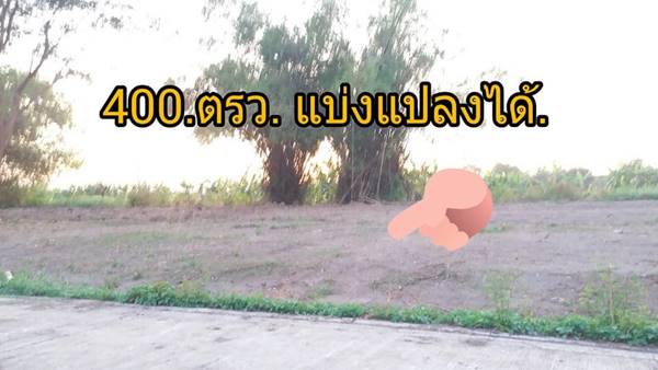 ที่ดินติดน้ำวิวสวยเลียบคลองสิบสองธัญบุรีสดได้ผ่อนได้   T.062-1574449