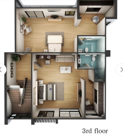 N614 ให้เช่าทาวน์โฮมออฟฟิศ 4 ชั้น  เดอะเบสท์กิ่งแก้ว สุวรรณภูมิ