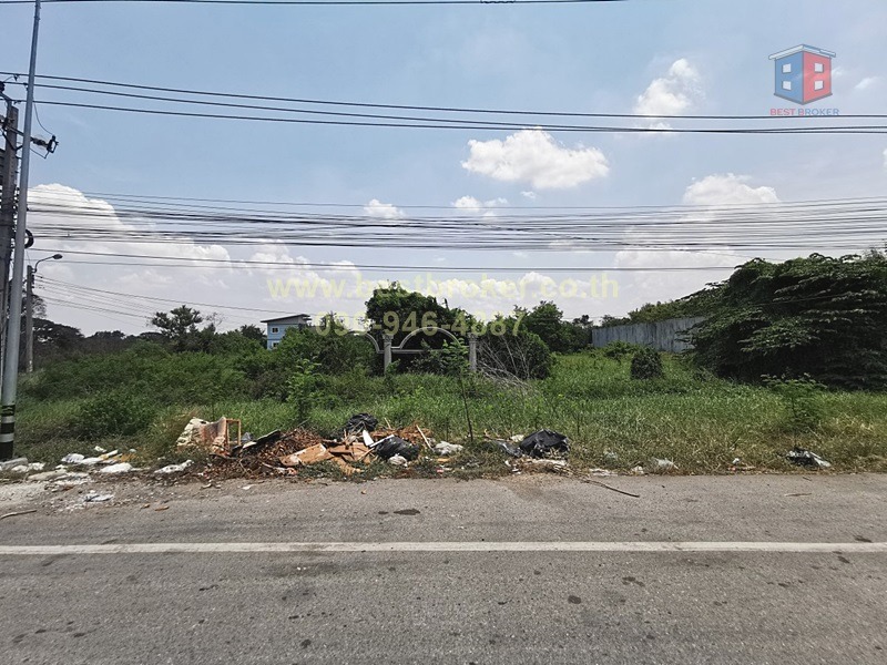 ที่ดิน 400 ตร.ว. ที่ดินถมแล้ว แปลงมุม ติดถนนสุวินทวงศ์