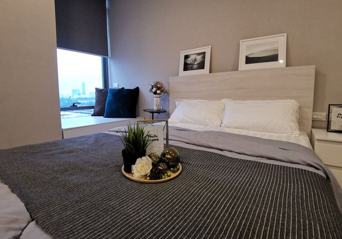 1BR 1BA For Rent at Siamese Exclusive Queens 35 sqm BTS/MRT Queen Sirikit National Convention centre