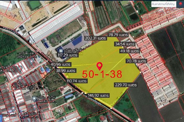 AS139 ขายที่ดิน 50 ไร่ พุทธมณฑลสาย 5 กระทุ่มล้ม 11 ผังสีม่วง ติดถนน น้ำไฟพร้อม ราคาถูก