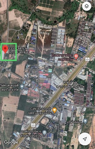 ขายที่ดินเปล่าชลบุรี นิคมเหมราชบ่อวิน ใกล้ถนน331 ใจกลางชุมชน ทำเลดี ที่บนเนิน