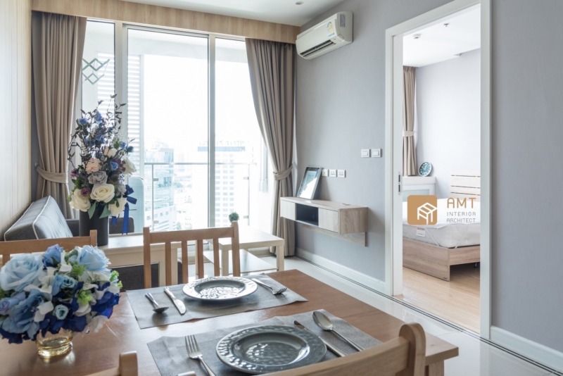 ขาย / เช่า ห้องสวย TC GREEN Condo ทีซี กรีน อาคาร C ชั้น21 Fully Furnished 1ห้องนอน