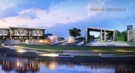 ขาย ทาวน์โฮม ทะเลสาบในหมู่บ้าน WINNING RESIDENCE WONGWAEN-KLONG 5  180 ตรม. 21.4 ตร.วา ร้านค้า  สระว่ายน้ำ ฟิตเนส