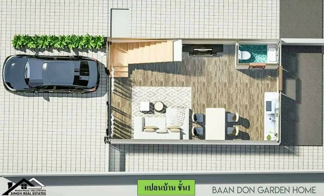 For  Sales   Baan Don Town house,Thalang  (31 sqw.)