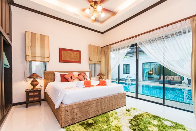For Rent : Private Pool Villa in Cherngtalay BangJo 3 Bedrooms 2 Bathrooms 138sqw.