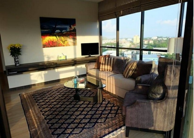 For Sales : Suanluang Sugar palm condo 2 bedroom full 2 bathroom 10 floor Lake, park and ocean view