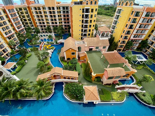 LVNe50449 ขายคอนโดน้ำทะเล Venetian Resort Pattaya ตึก C วิวเมือง – ทะเลสาบ