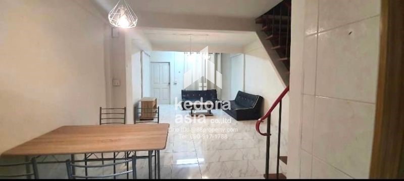 KDR-TH-180-Newly Townhouse  Rental price 15,000 baht / month and Selling price  3,200,000 baht