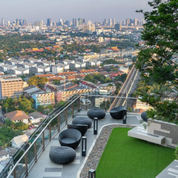 ขาย คอนโด เดินทางสะดวก ติดถนนใหญ่ ติดรถไฟฟ้า MRT สถานีแยกติวานนท์ เดอะ คิวเว่ ติวานนท์  69.44 ตรม. วิวดี วิวสวย