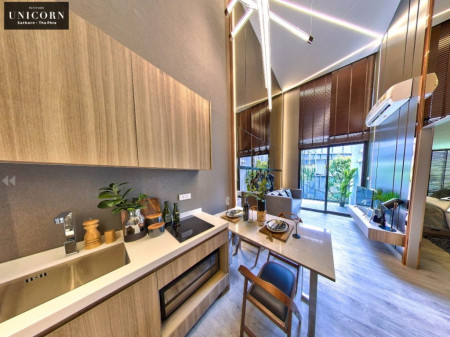 ขายคอนโด อัลติจูด ยูนิคอร์น สาทร ท่าพระ Altitude Unicorn Sathorn Tha Phra ขนาด Duplex 2 bedroom 50.78 ตร.ม.