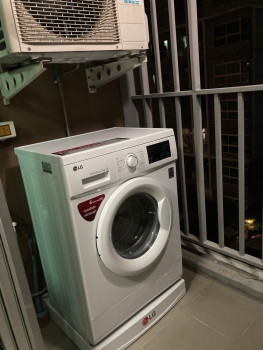 (ว่าง มีเครื่องซักผ้า)ให้เช่าDcondoราคำแหง ซอย9 – 1นอน 1น้ำ 29ตรม. ชั้น5 ตึกD – Line:@hac55