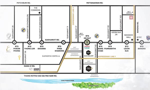 ขายดาวน์ขายขาดทุน คอนโด Modiz สุขุมวิท 50 ชั้นที่ 5 ห้องติดวิวสวนของโครงการ ในห้องนอนได้วิวสวนเต็มๆ