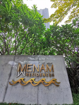 ให้เช่า คอนโด menam residences 160 ตรม. 3 นอน 3 น้ำ 100000 ต่อเดือน