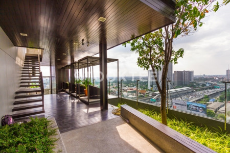 ขาย คอนโด มีสวน Sky Garden ห้องดูเพล็กซ์ 2 ห้องนอน ชั้น 20 – โครงการ PELA วุฒากาศ 96 ตรม. ใกล้ BTS วุฒากาศ เพียง 100 เมตร