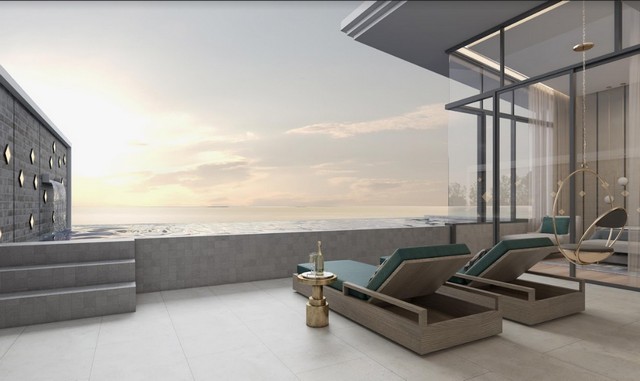 For Sale : Kamala , New Luxury Condo , 4 Bedrooms 4 Bathrooms, Private Pool. 1st Floor, Sea View.