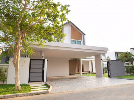 ขาย บ้านเดี่ยว ตกแต่งสวยงามพร้อมเข้าอยู่ พูลวิลล่าสไตล์ Minimalist-Country style. 420 ตรม. 1 งาน 66 ตร.วา พร้อมสระว่ายน้ำส่วนตัว