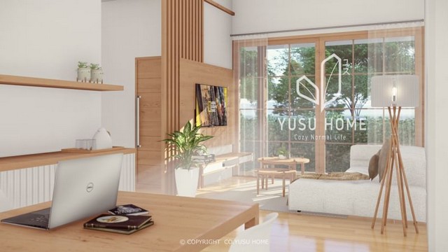 ขายบ้านแฝด สไตล์มินิมอล สไตล์มูจิ เชียงใหม่ Yusu Home จากเซ็นทรัลแอร์พอร์ต เพียง 9.7 กิโล