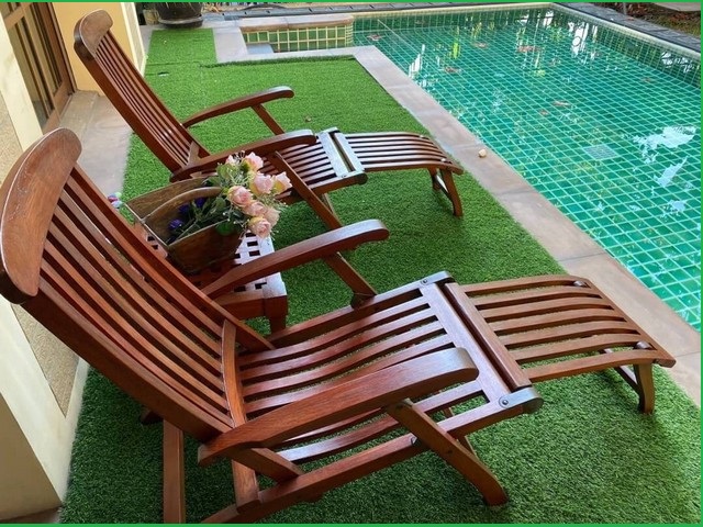 RENT Luxury detached house  private pool Sukhumvit area luxury Louis furniture