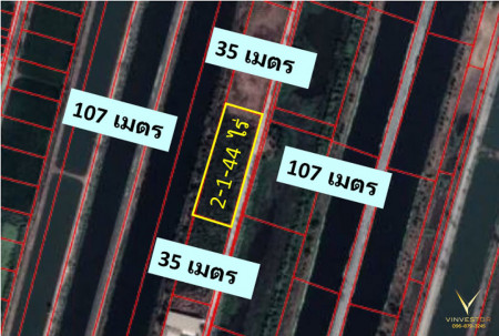 ขาย ที่ดิน ลาดกระบัง ถ.สารีบุตร ใกล้ทางด่วน กรุงเทพ-ชลบุรี สายใหม่ 944 ตรว