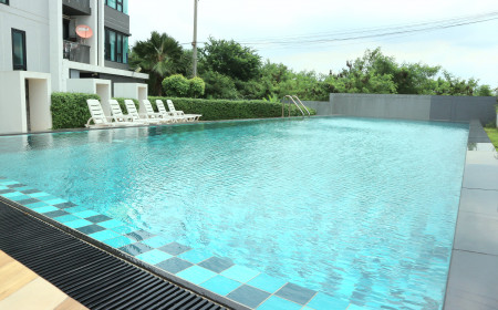 ให้เช่า คอนโด ห้องใหม่ไม่เคยอยู่เลย Gift Condo บ่อวิน 35.3 ตรม. เฟอร์ครบ