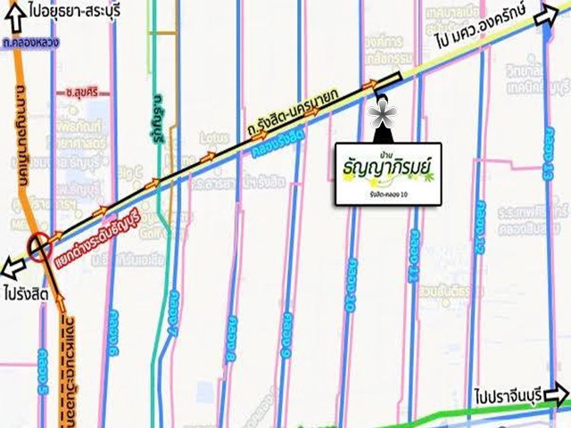 บ้านเดี่ยว บ้านธัญญาภิรมย์ รังสิต – คลอง 10 Baan Thanyapirom Rangsit – Klong 10 สภาพมือ 1