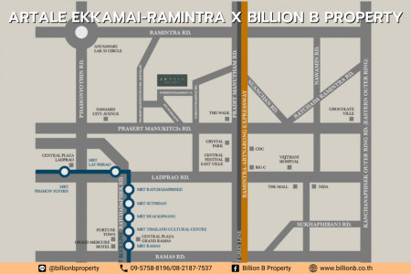 ขาย บ้านเดี่ยว อาร์เทล เอกมัย-รามอินทรา 390 ตรม. 54.2-60 ตร.วา