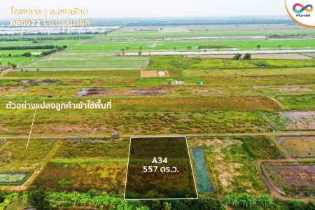 ให้เช่า ที่ดิน วิวสวย เชื่อมสู่ธรรมชาติคลอง 22 องครักษ์ 1 ตร.วา ผ่อนได้นานสูงสุด 5ปี