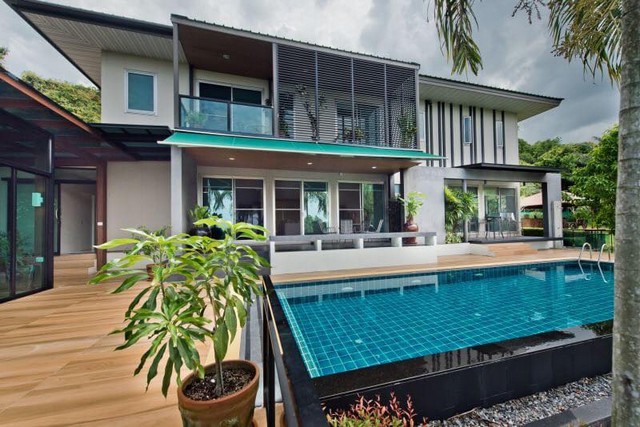 ขายบ้าน Pool Villa Ocean View Village, Bangsaray ขนาด 2-1-75 ไร่ 2 นอน 4 น้ำ มองเห็นวิวทะเล