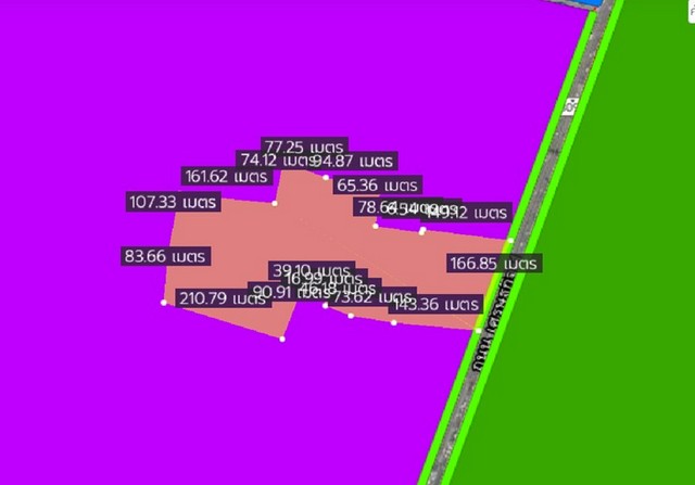 SS241 ขายที่ดิน 82 ไร่ ผังสีม่วง ติดถนนเศรษฐกิจ สมุทรสาคร แปลงใหญ่ที่สุด ถมแล้ว น้ำไฟพร้อม