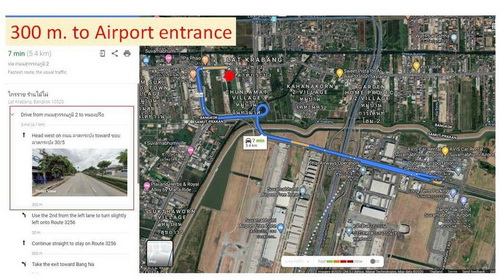 6411-109 ขาย ที่ดิน ถนนลาดกระบัง ใกล้ สนามบินสุวรรณภูมิ 19ไร่ 300ตร.วา เหมาะสำหรับสร้างโครงการ