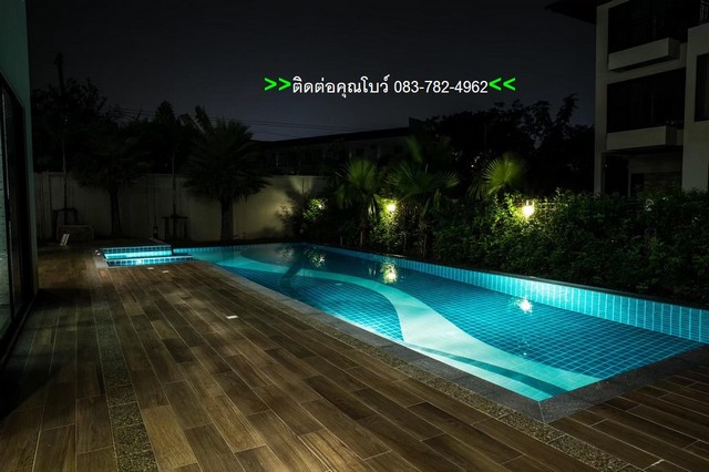 Luxury mansion for rent with private pool Rama 9 luxurious decoration fully furnished