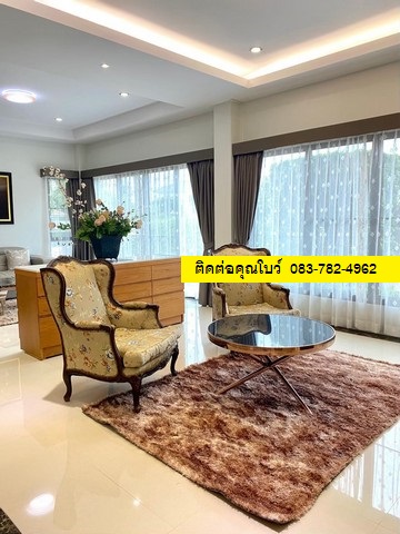 For rent คฤหาสน์ตกแต่งหรู ติดต่อคุณโบว์0837824962 ขนาด200ตรว ย่านพระราม9 เฟอร์นิเจอร์หรูครบ